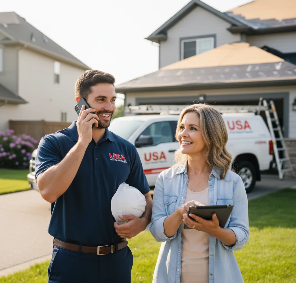 USA Roof Repair Experts customer support in White Deer